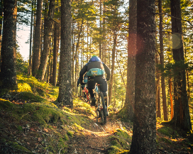 mountain biking